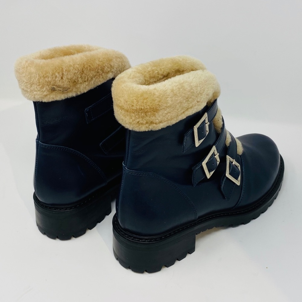 BARNEYS NEW YORK*Leather & Fur Booties US 6.5 $795 - Picture 5 of 8